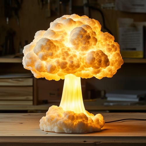 Nerocky Mushroom Cloud Table Lamp